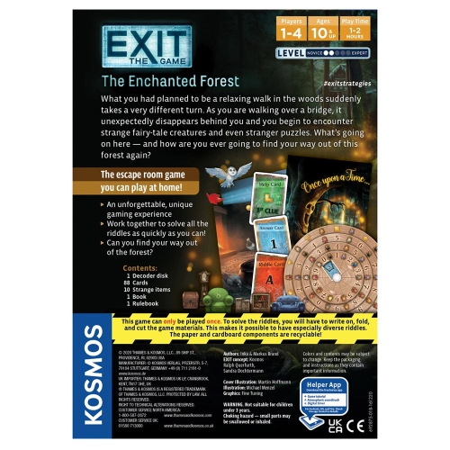 Thames & Kosmos Exit: The Game - The Enchanted Forest 1-4 players, ages 12+, 45-90 minutes