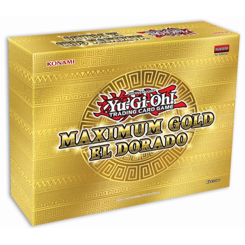 KONAMI  Yugioh Trading Card Game: Maximum El Dorado 4 Packs, 7 Cards Per Pack In Gold