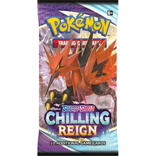 Pokemon USA Pokemon Trading Card Game: Sword & Shield Chilling Reign Booster Pack 10 cards per pack