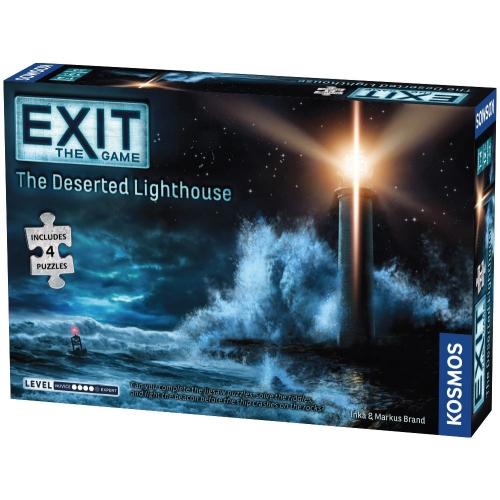 THAMES & KOSMOS  Exit: The Game - The Deserted Lighthouse - Includes 4 Jigsaw Puzzles 1-4 Players, Ages 12+, 120-180 Minutes