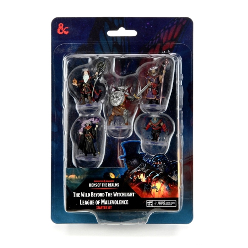 WIZKIDS GAMES  Dungeons & Dragons Icons Of The Realms: The Wild Beyond The Witchlight - League Of Malevolence Starter Set 5X Prepainted Miniatures