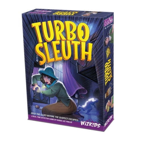 WIZKIDS GAMES  Turbo Sleuth 2-8 Players, Ages 10+, 20 Minutes