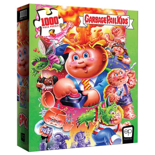 USAopoly Garbage Pail Kids "Palooza" 1000 Piece Puzzle 1000 Piece 19" x 27" Puzzle