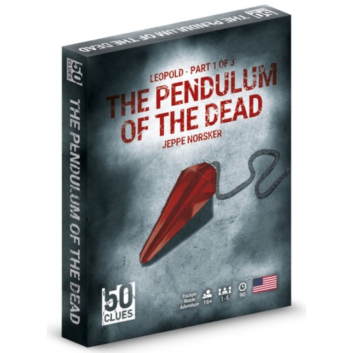 NORSKER GAMES  50 Clues: The Pendulum Of The Dead (Leopold Part 1 Of 3) 1-5 Players, Ages 16+, 90 Minutes