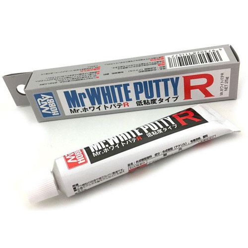 Mr. White Putty R (P123) Plastic Model Kit Glue