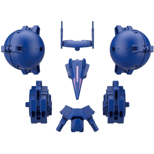 BANDAI  30MM 1/144 Scale Model Kit: Op-27 Option Armor for High-Mobility Type (Cielnova Exclusive/blue) 30 Minute Missions