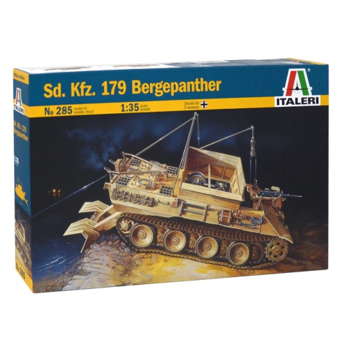 ITALERI MODELS  Sd. Kfz. 179 Bergepanther (285) 1:35 Scale Tank Plastic Model Kit