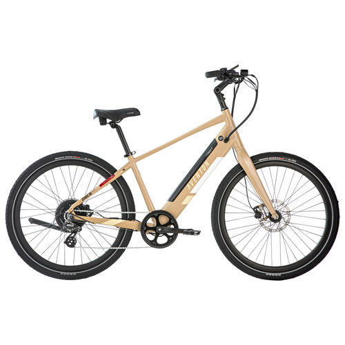 Aventon Pace 500V2 - 500 W Electric City Bike with up to 65km Battery Range - Large - Sand