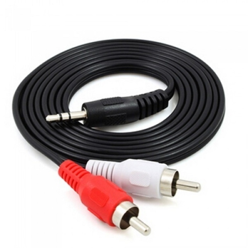 3.5mm Male to 2RCA Stereo Audio Cable for MP3 iPod Mobile Phone Computer