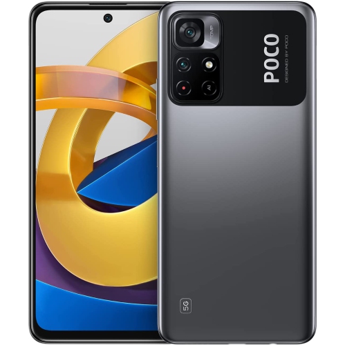 POCO  M4 Pro (64GB/4GB, Power Black, 5G, Global Version) - Brand New