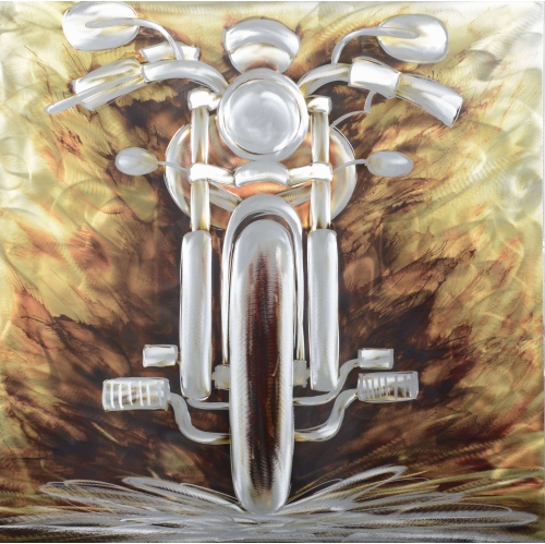 PETERSON ARTWARES  Showcase Motorcycle Metal Wall Art