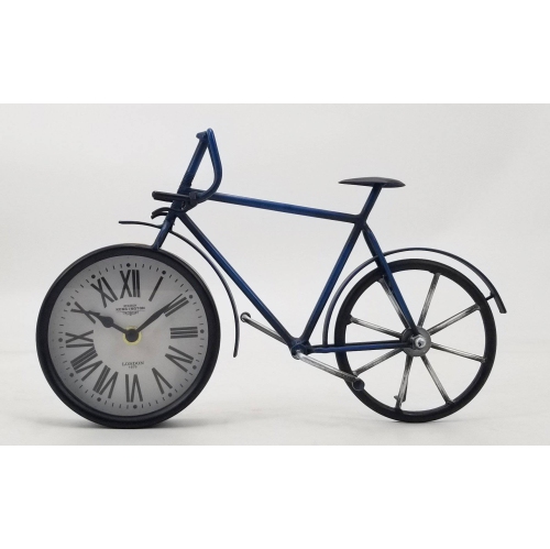 Table clock - Roman Numbers Bike Table Clock