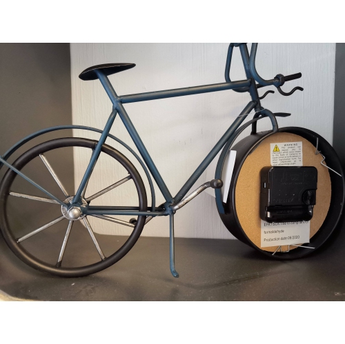 Table clock - Roman Numbers Bike Table Clock