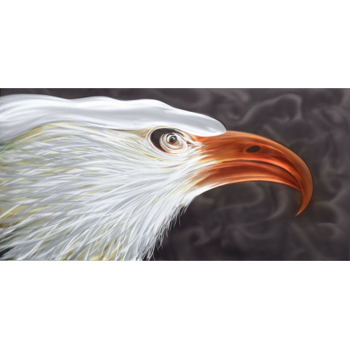 PETERSON ARTWARES  Watchful Eagle Metal Wall Art