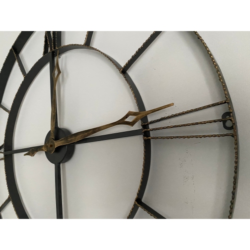 Wall clock - Round Wrought Iran antique wall clock