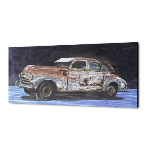 The Antique Car Metal Wall Art