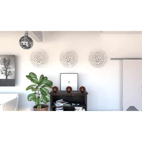 Metal Wall Art: Large Wrought Iron Coral 20.5"