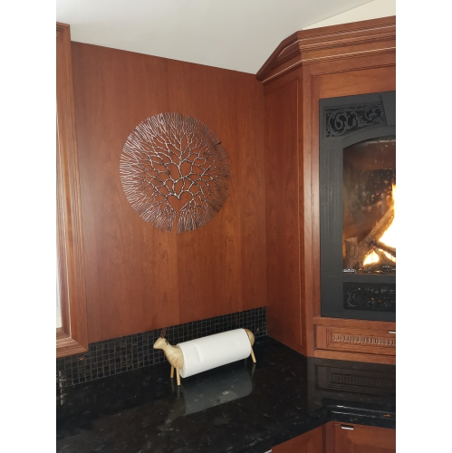 Metal Wall Art: Large Wrought Iron Coral 20.5"