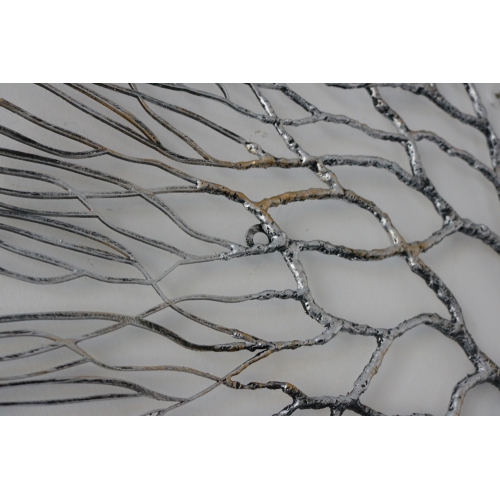 Metal Wall Art: Large Wrought Iron Coral 20.5"