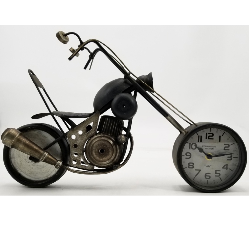 motorcycle TABLE CLOCK