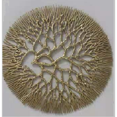 Metal Wall Art: Median Wrought Iron Coral 17"