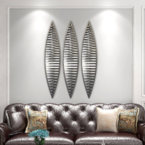 Wall Mirror - Decorative Metal Wall Mirror, set of 3pcs