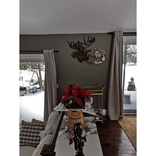 Moose Metal Wall Art