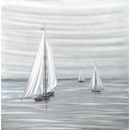 PETERSON ARTWARES  Sailboats Metal Wall Art