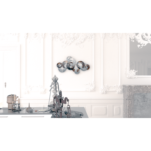 Silver Viggo Metal Wall Art