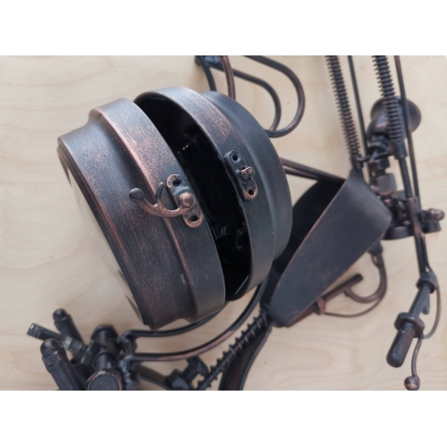 Table clock - Motorcycle Table Clock - Double-sided Table Clock