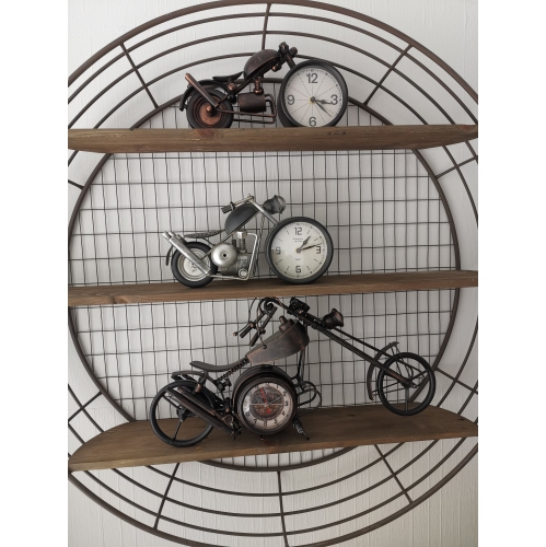 Table clock - Motorcycle Table Clock - Double-sided Table Clock