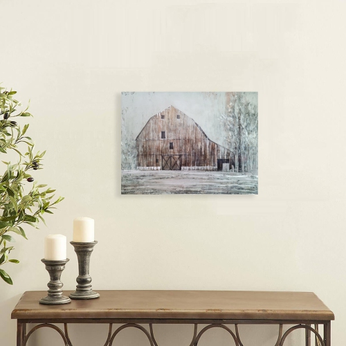 Barn House Metal Wall Art