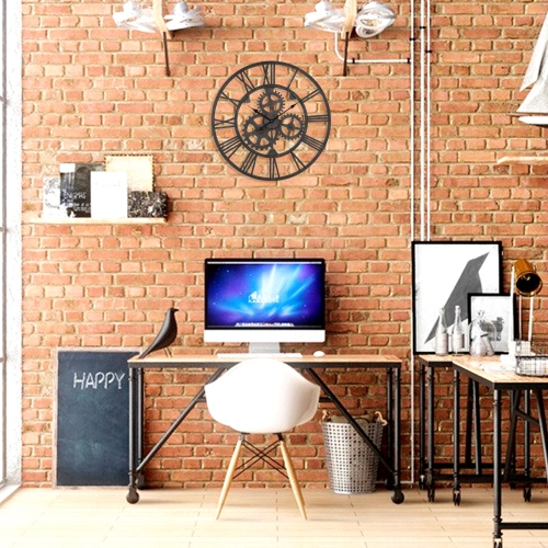 Wall clock - Wrought Iran antique wall clock