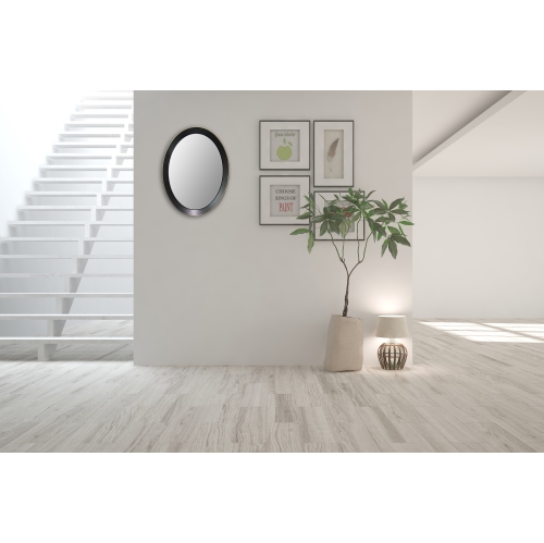 Wall Mirror - Oval metal decorative mirror medium