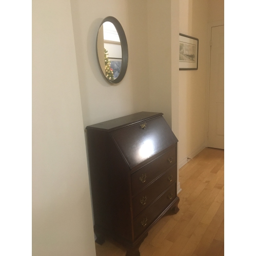 Wall Mirror - Oval metal decorative mirror medium