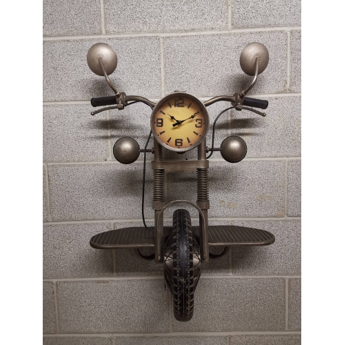 Wall clock - Metal Motorcycle Wall Clock