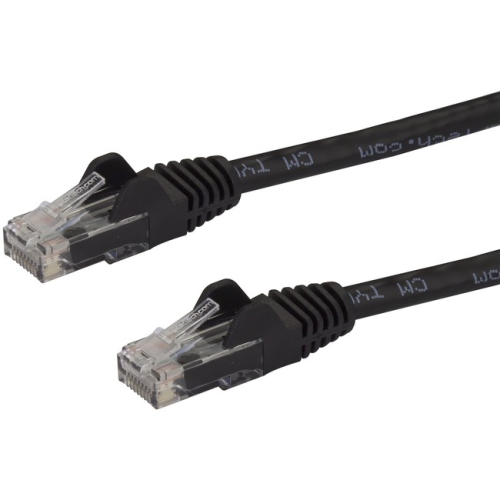 Startech 2ft Cat6 Ethernet Cable - Black Snagless Gigabit - 100w Poe Utp 650mhz Category 6 Patch Cord Ul Certified Wiring/tia