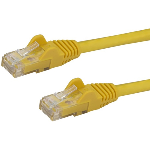 Startech 6in Cat6 Ethernet Cable - Yellow Snagless Gigabit - 100w Poe Utp 650mhz Category 6 Patch Cord Ul Certified Wiring/tia