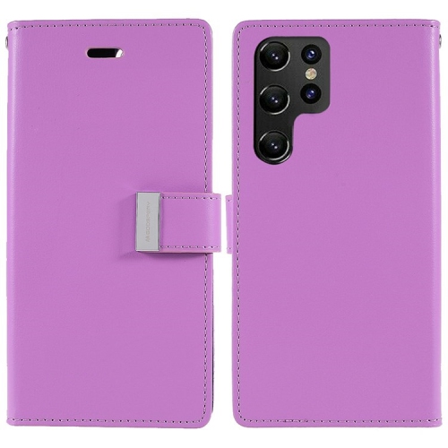 TopSave Goospery Rich Diary [ID/Card & Cash Slots] Premium PU Leather Wallet Case [Magnetic Closure] Folio Wallet Flip For Samsung Galaxy S22 Ultra,