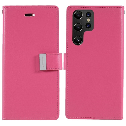 TopSave Goospery Rich Diary [ID/Card & Cash Slots] Premium PU Leather Wallet Case [Magnetic Closure] Folio Wallet Flip For Samsung Galaxy S22 Ultra,