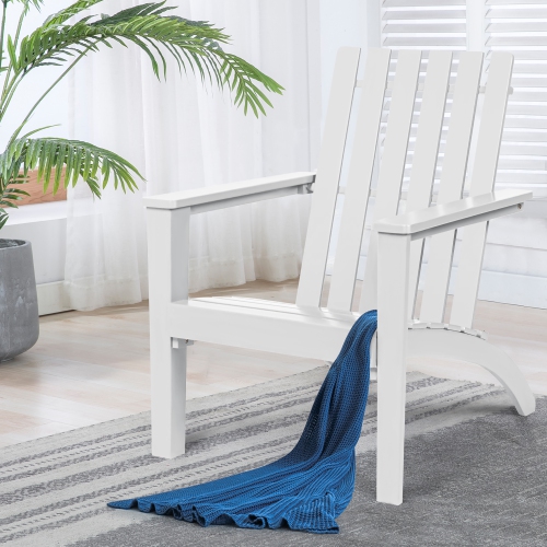 Marque Costway Chaise/Fauteuil en Bois d’Acacia Durable Extérieur Jardin Patio Cour