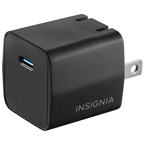 Chargeur mural USB-C de 20 W d'Insignia - Noir - Exclusivité Best Buy