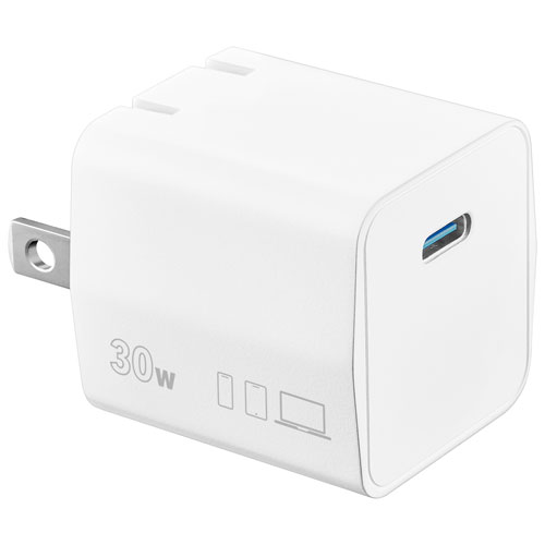 Insignia 30W USB-C Wall Charger - White | Best Buy Canada