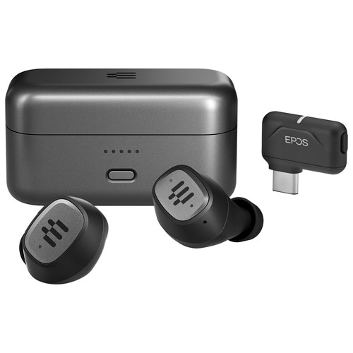 EPOS GTW 270 Hybrid In-Ear Truly Wireless Gaming Headphones - Black- Open Box