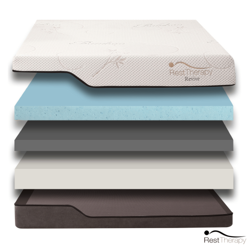 Matelas en mousse à mémoire en gel frais de 12 po Revive de Rerest Therapy