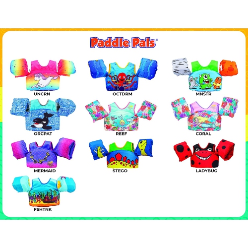 Body Glove Paddle Pals Life Jacket - The Safest Patented U.S. Coast Guard Approved Kids Swim Vest 33 - 55 LBS UNCRN