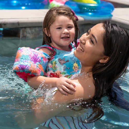 Kids Swim Vest 33 - 55 LBS - The Safest Patented U.S. Coast Guard Approved - Reef