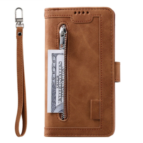 WillCase Wallet Leather Magnetic Case Shockproof Leather Zipper Flip Cover Credit Card Holder for Samsung Galaxy S22 Ultra - Free Shipping
