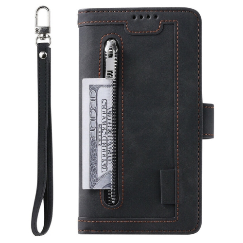 WillCase Wallet Leather Magnetic Case Shockproof Leather Zipper Flip Cover Credit Card Holder for Samsung Galaxy S22 Ultra - Free Shipping