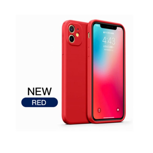 Kelvin Soft Silicone Case Rubber Bumper Case with Anti-Slip Microfiber Lining Back Shockproof Full-Body Protective Cover Case for iPhone 13 - Free